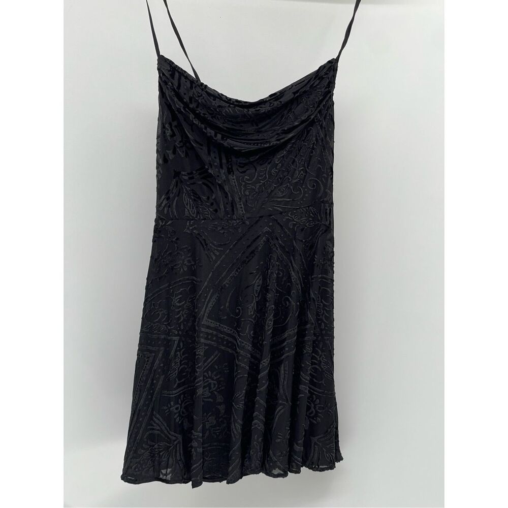 Urban Outfitters Black Dress Women Small Witch Fairycore Goth Sleeveless Stretch